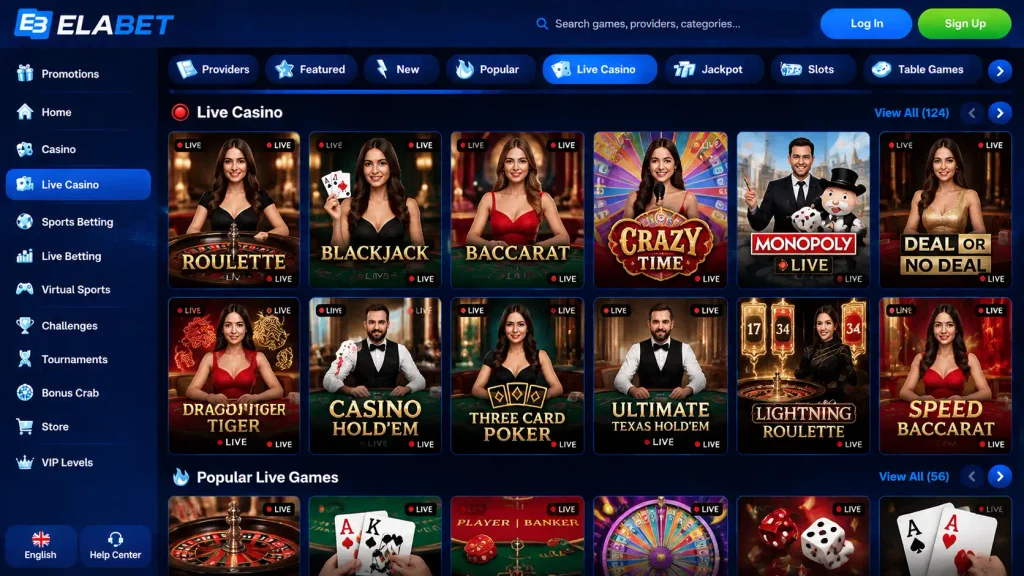 ElaBet Live Casino